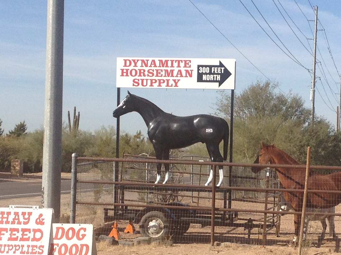 DHS HORSE SIGN